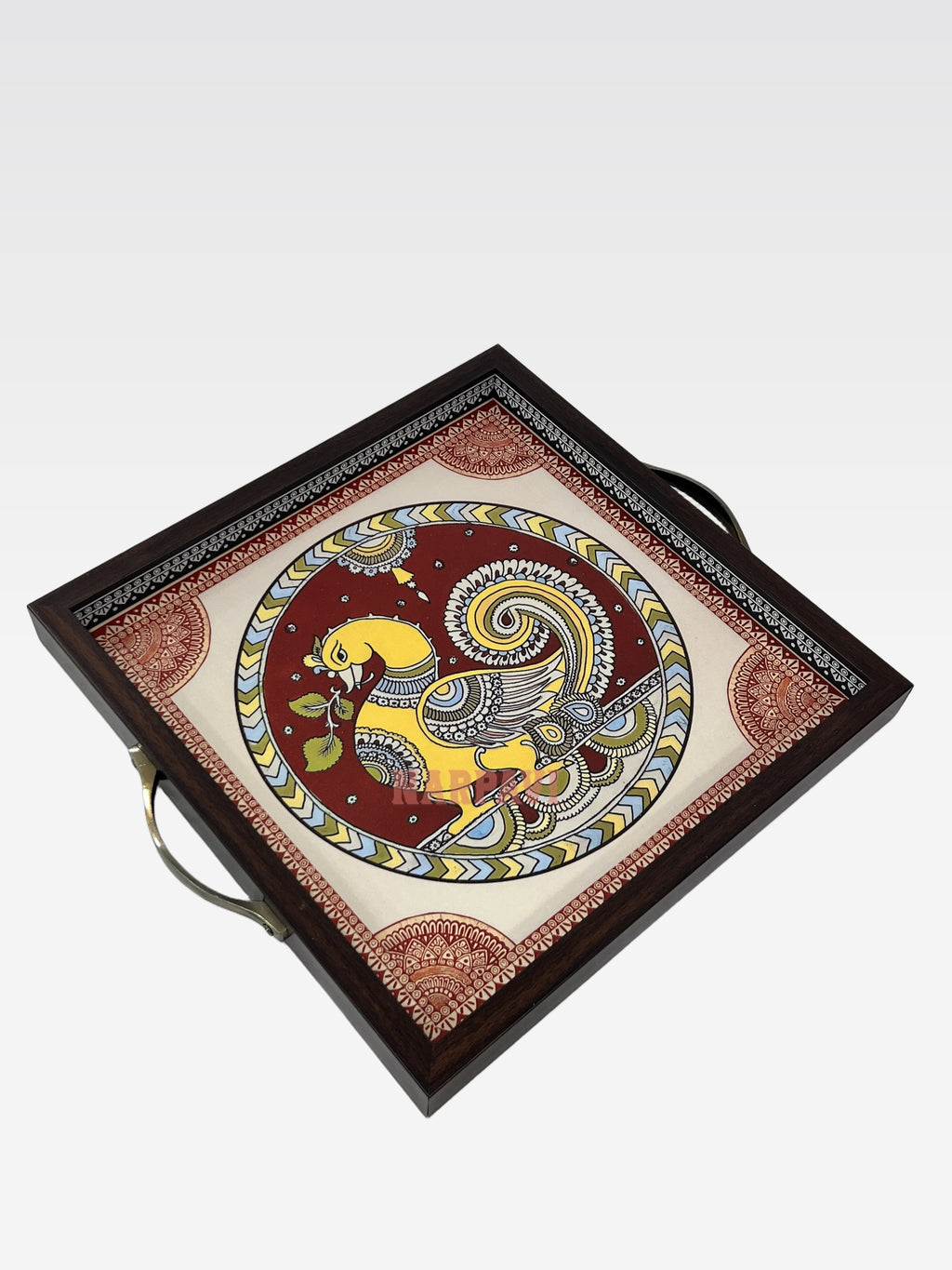 AR KALAMKARI TRAY 12*12