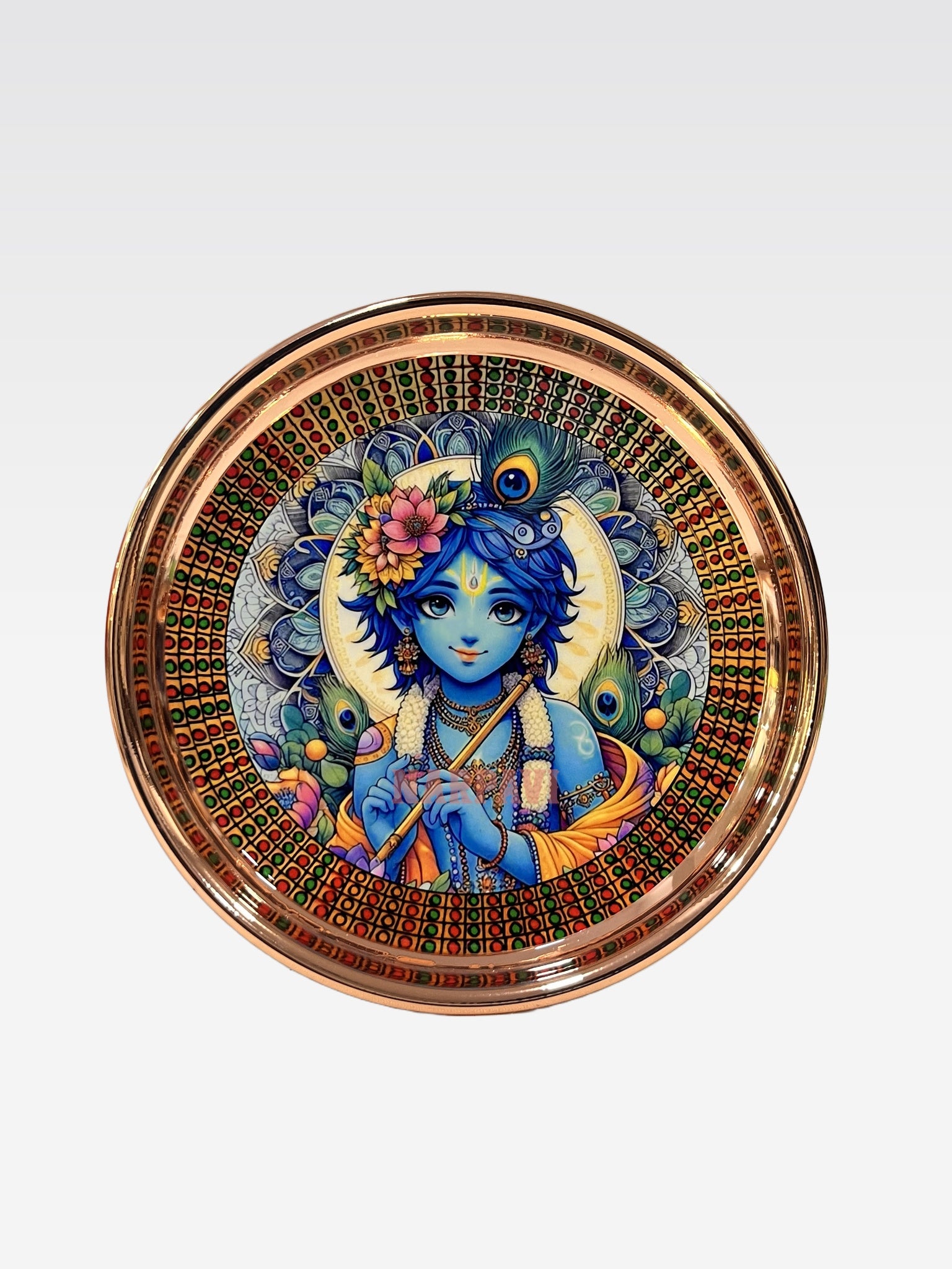 SK ROSEGOLD POOJA PLATE 7