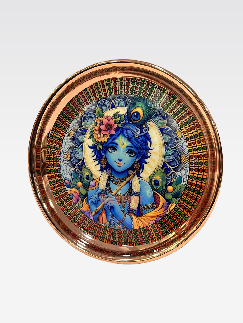 SK ROSEGOLD POOJA PLATE 7