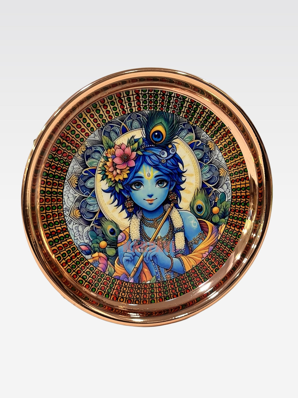 SK ROSEGOLD POOJA PLATE 7