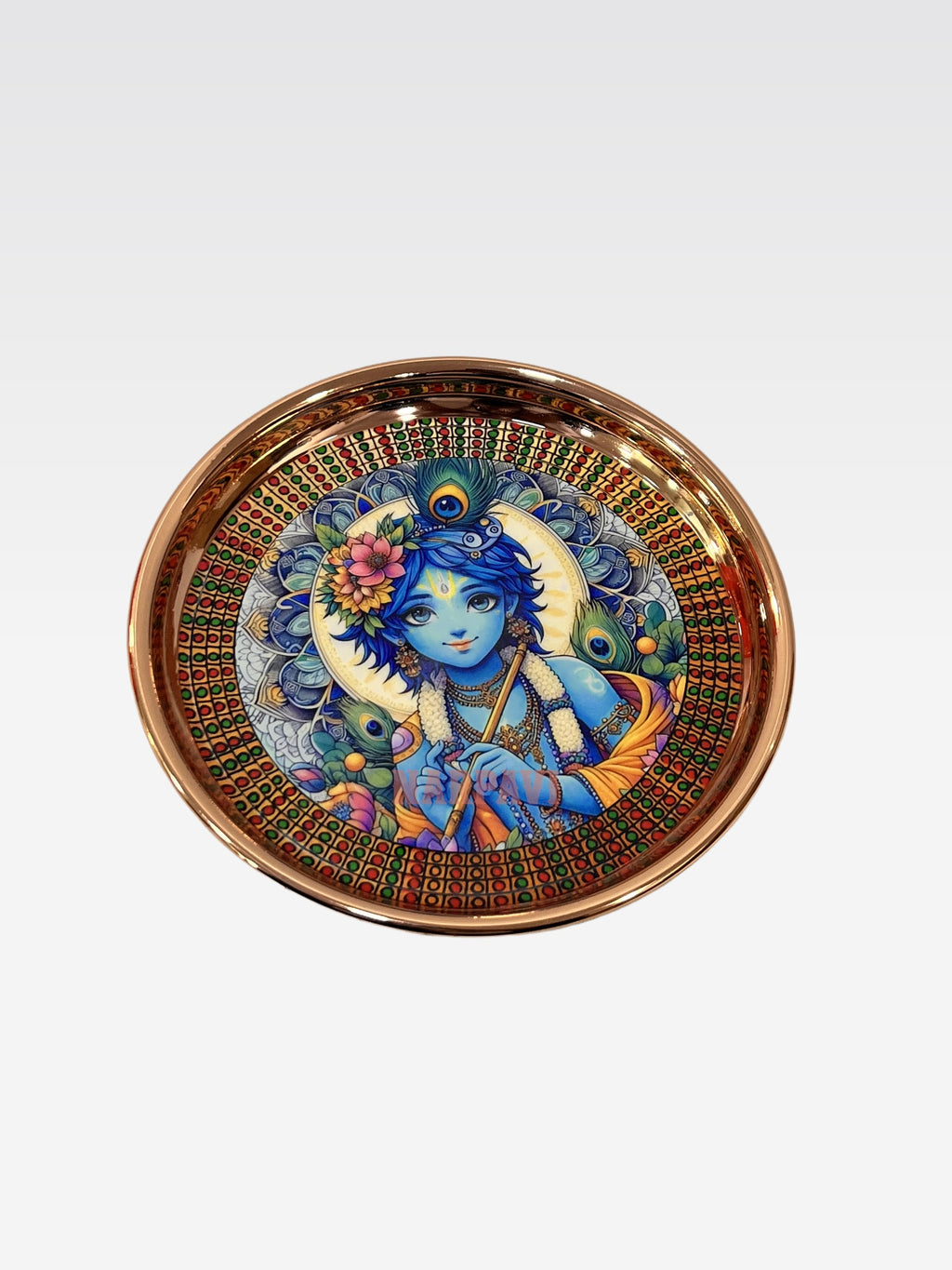 SK ROSEGOLD POOJA PLATE 7