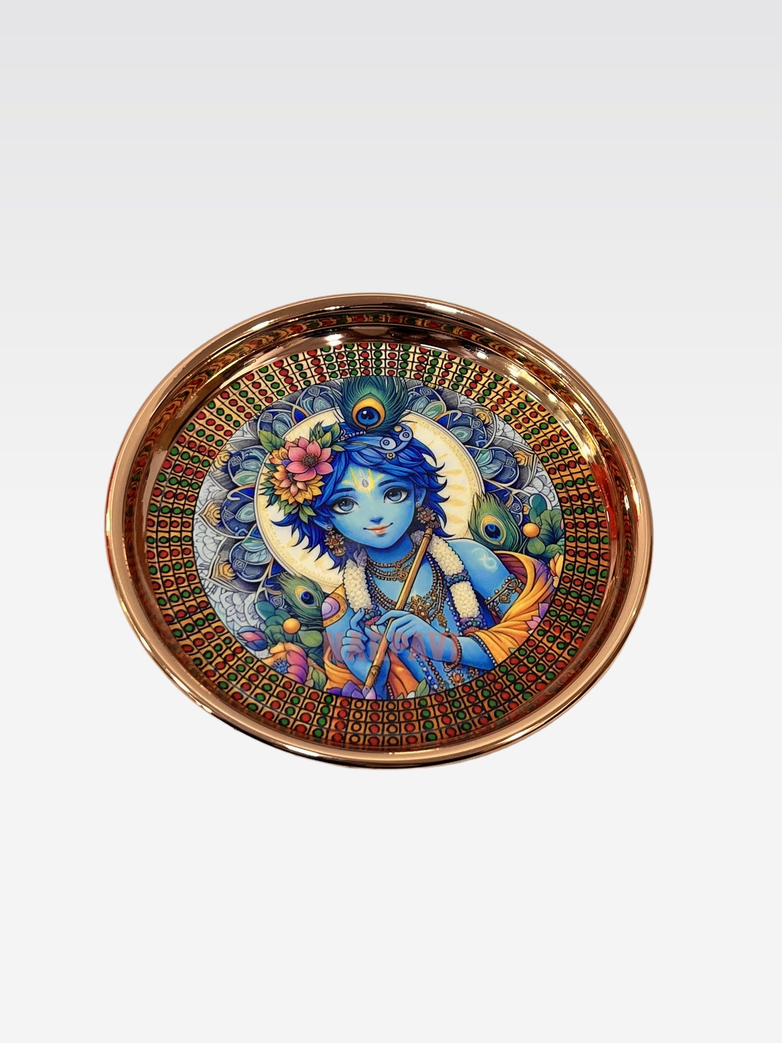 SK ROSEGOLD POOJA PLATE 7