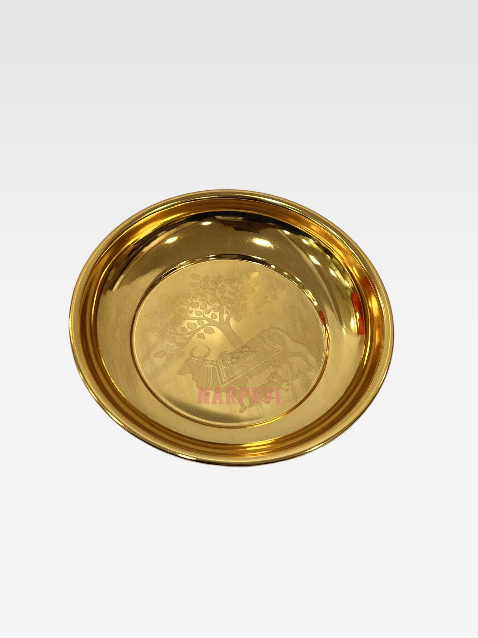 SK KMD ROSEGOLD POOJA PLATE 6