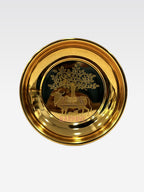 SK KMD ROSEGOLD POOJA PLATE 6