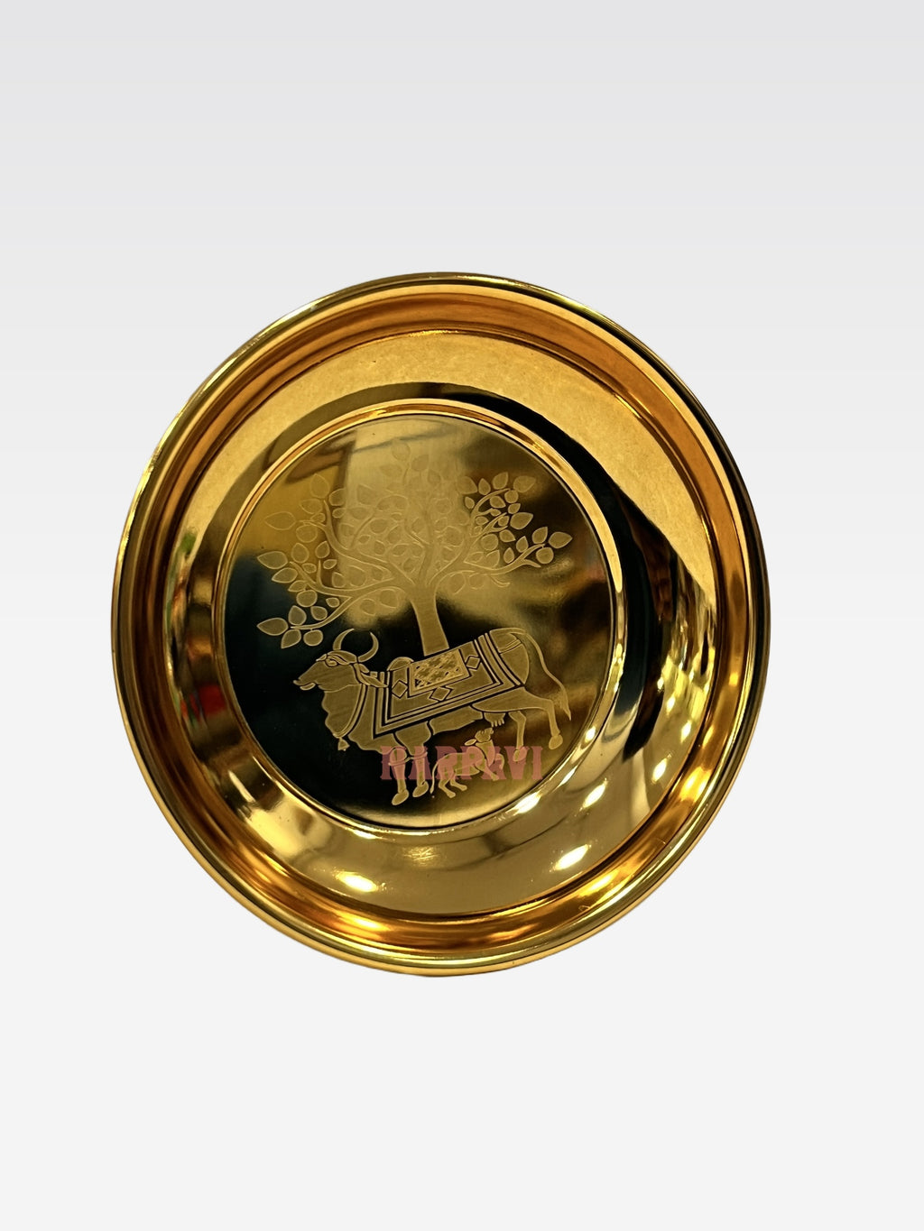 SK KMD ROSEGOLD POOJA PLATE 6