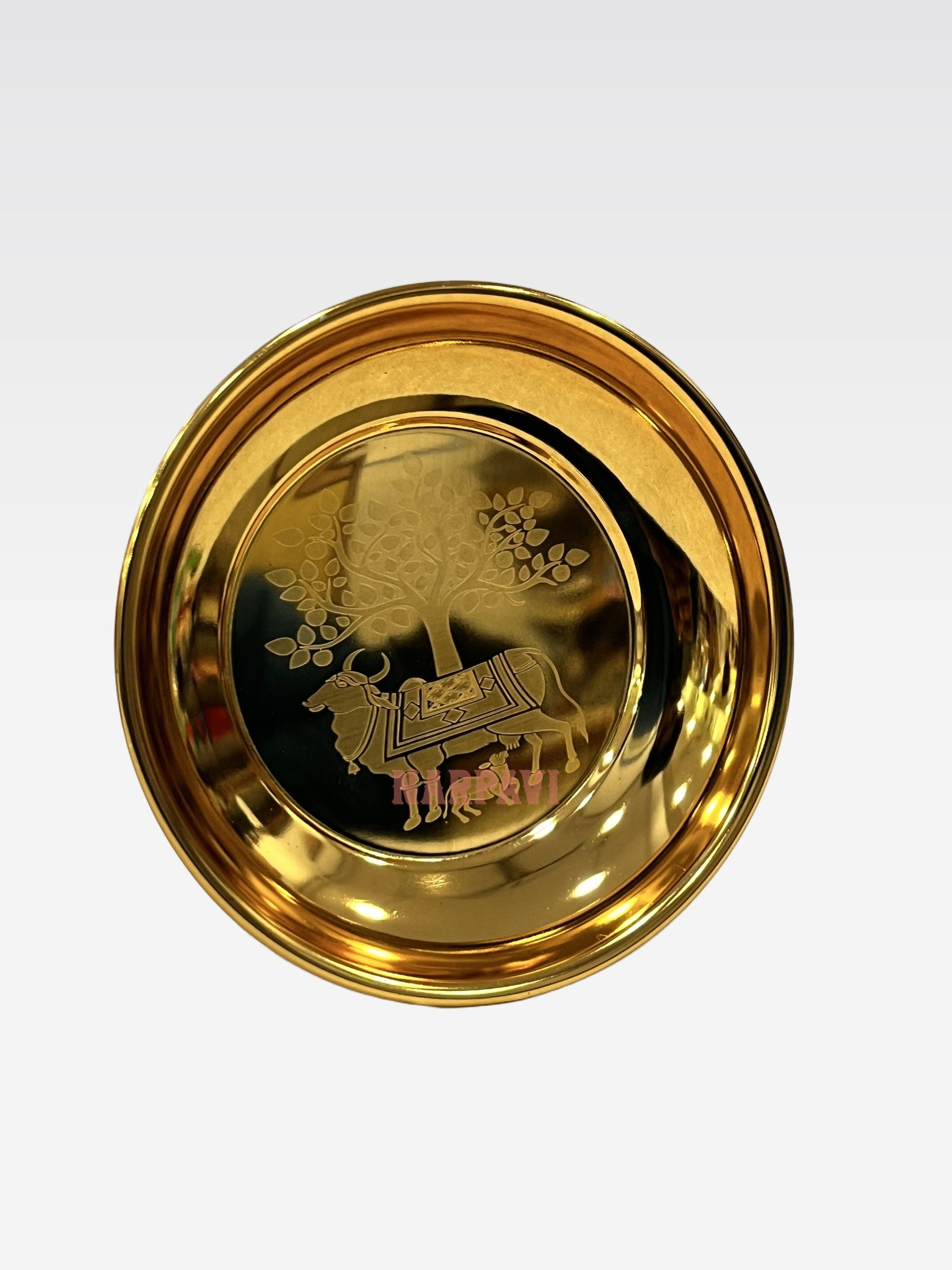 SK KMD ROSEGOLD POOJA PLATE 6