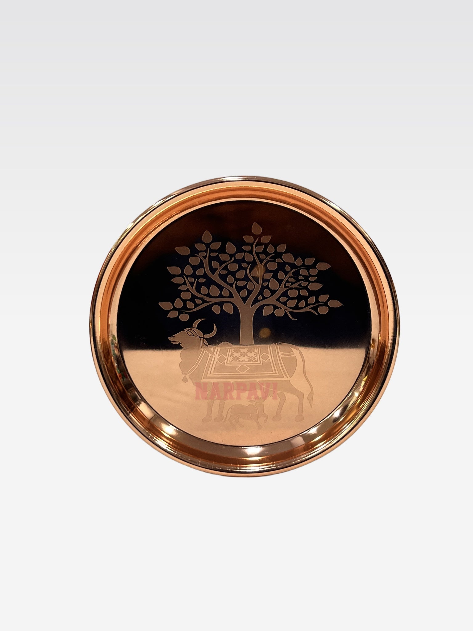 SK KMD R.GOLD POOJA PLATE 7