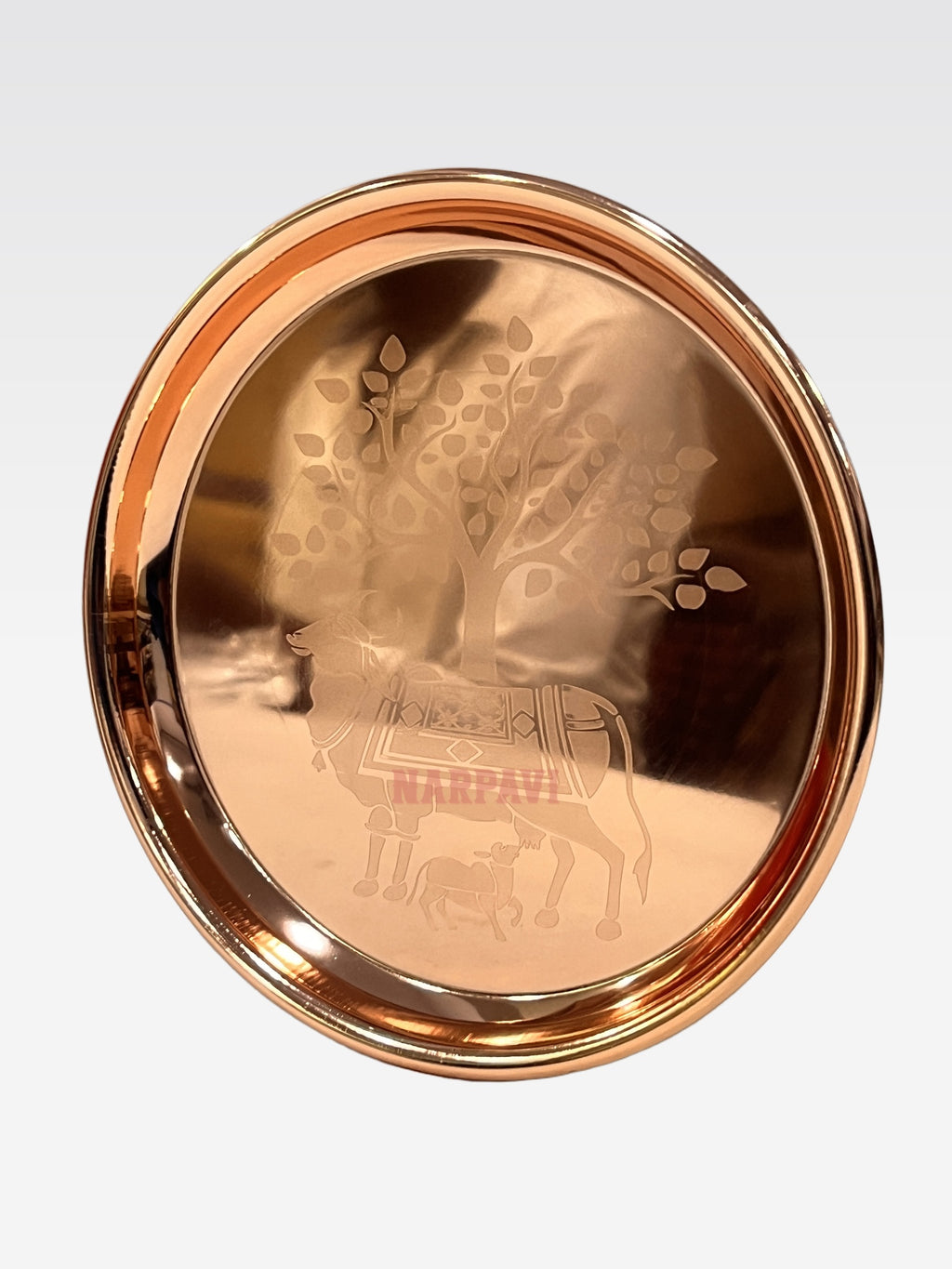 SK KMD R.GOLD POOJA PLATE 7