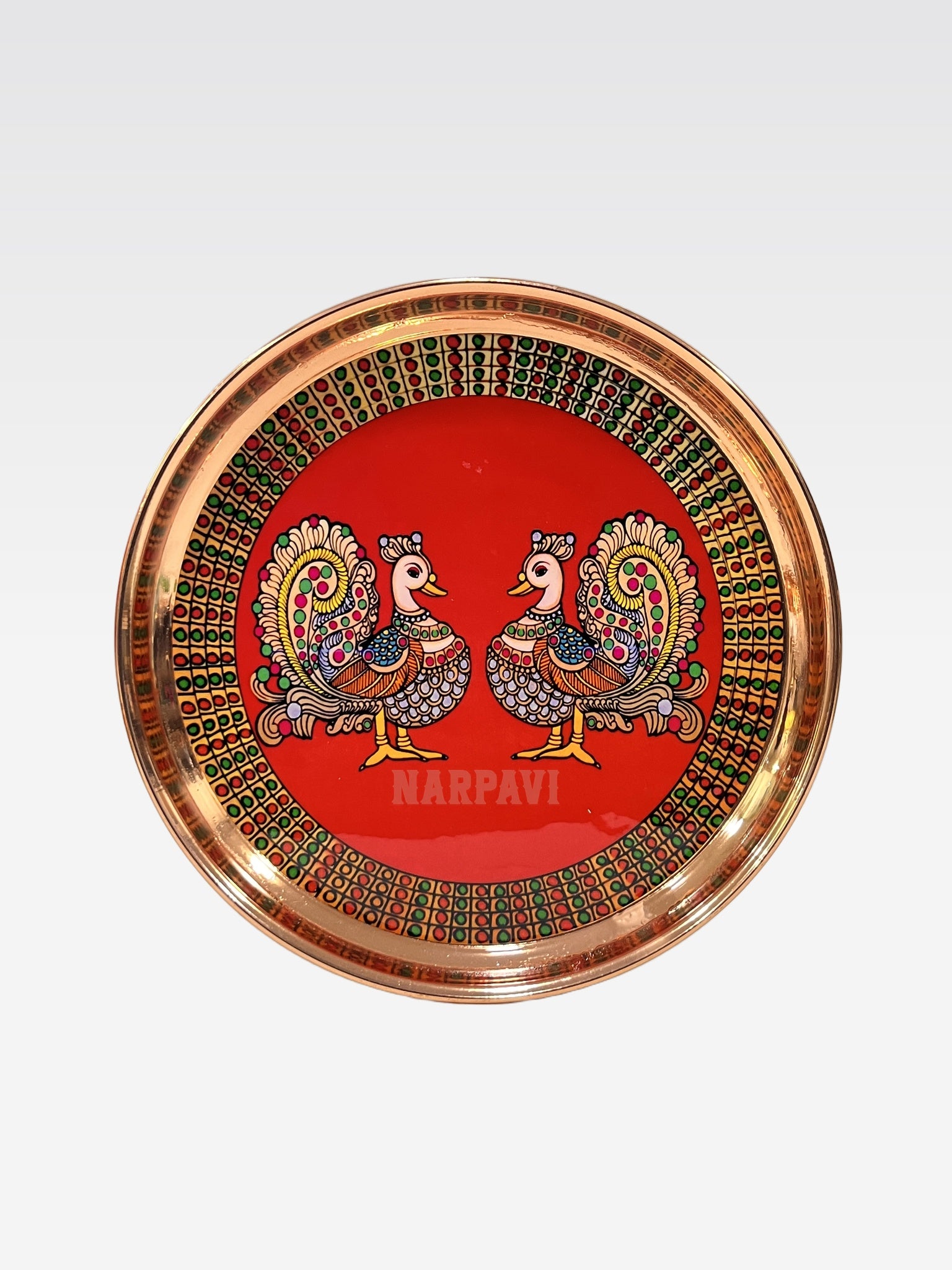 SK ROSEGOLD POOJA PLATE 9