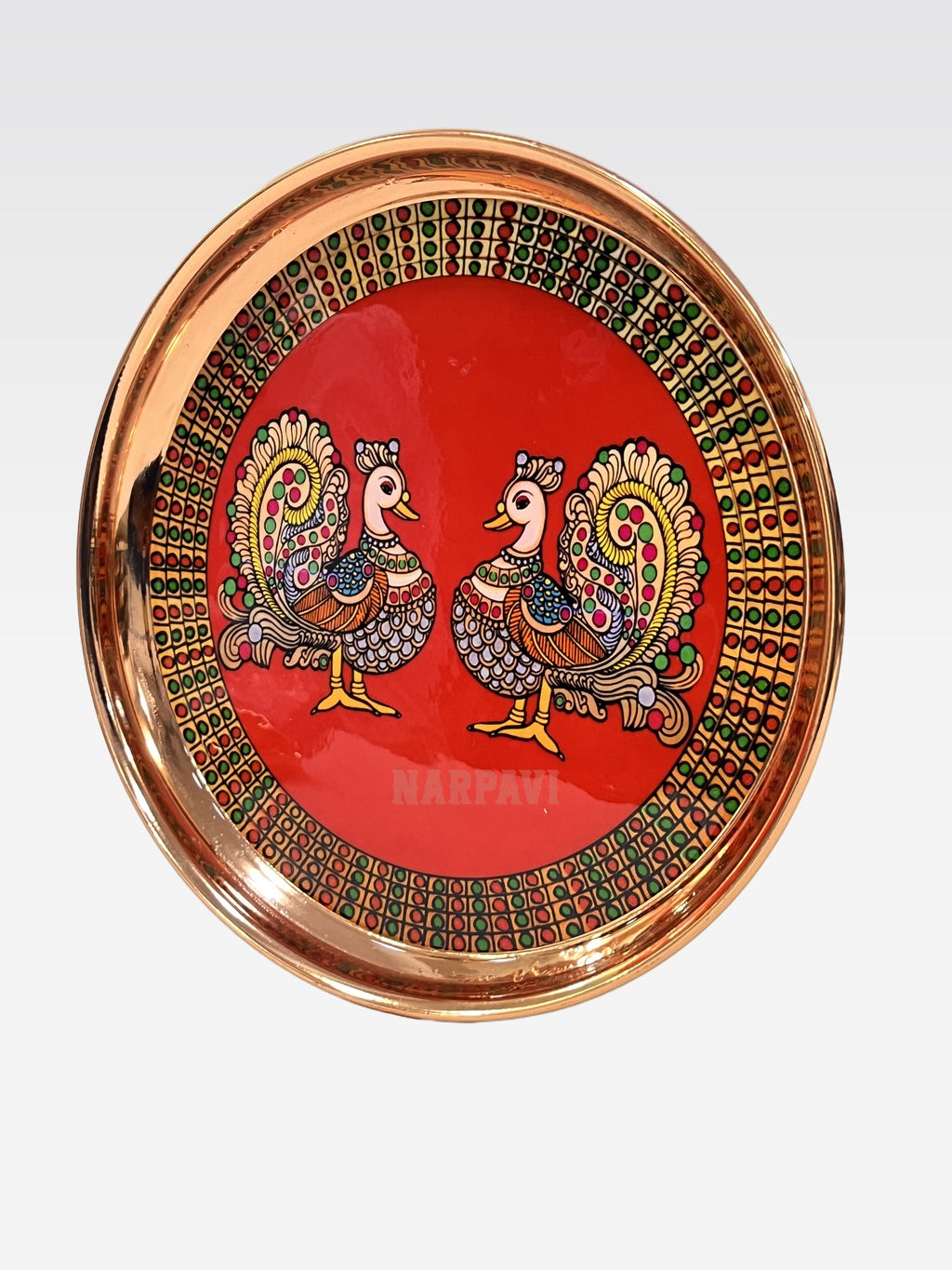 SK ROSEGOLD POOJA PLATE 9