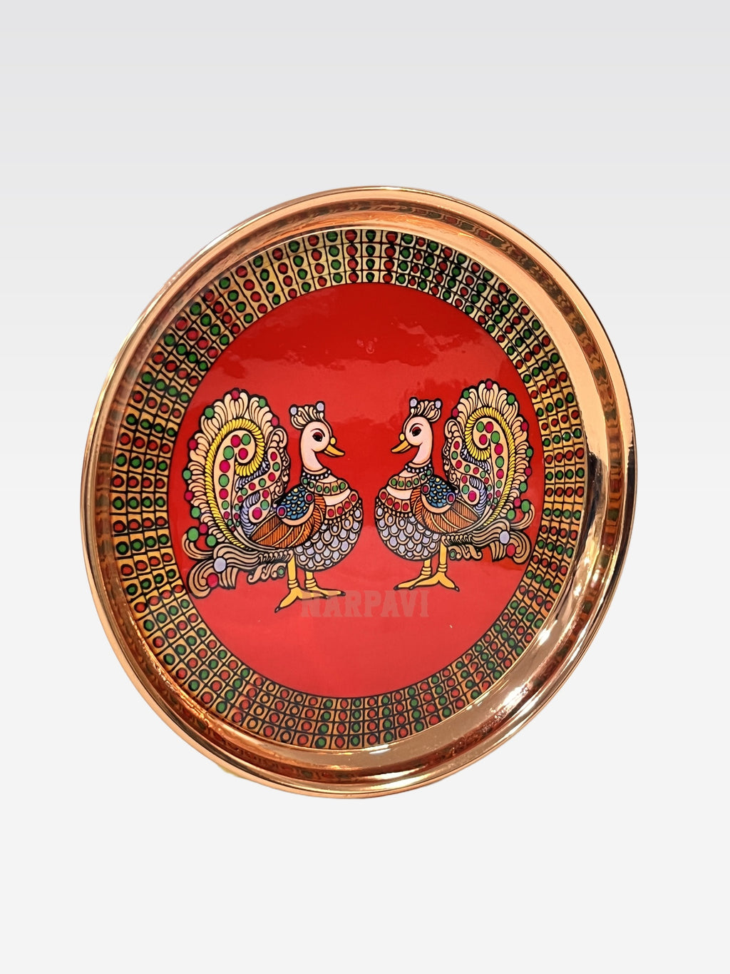 SK ROSEGOLD POOJA PLATE 9