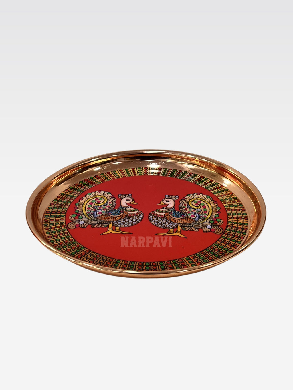 SK ROSEGOLD POOJA PLATE 9