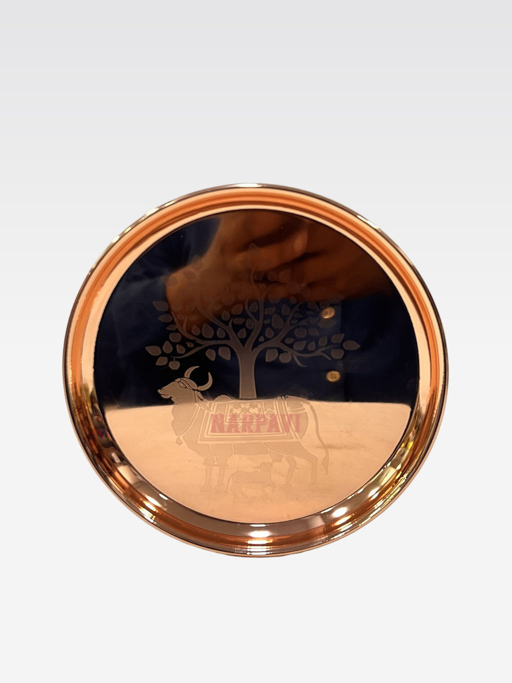 SK KMD R.GOLD POOJA PLATE 8