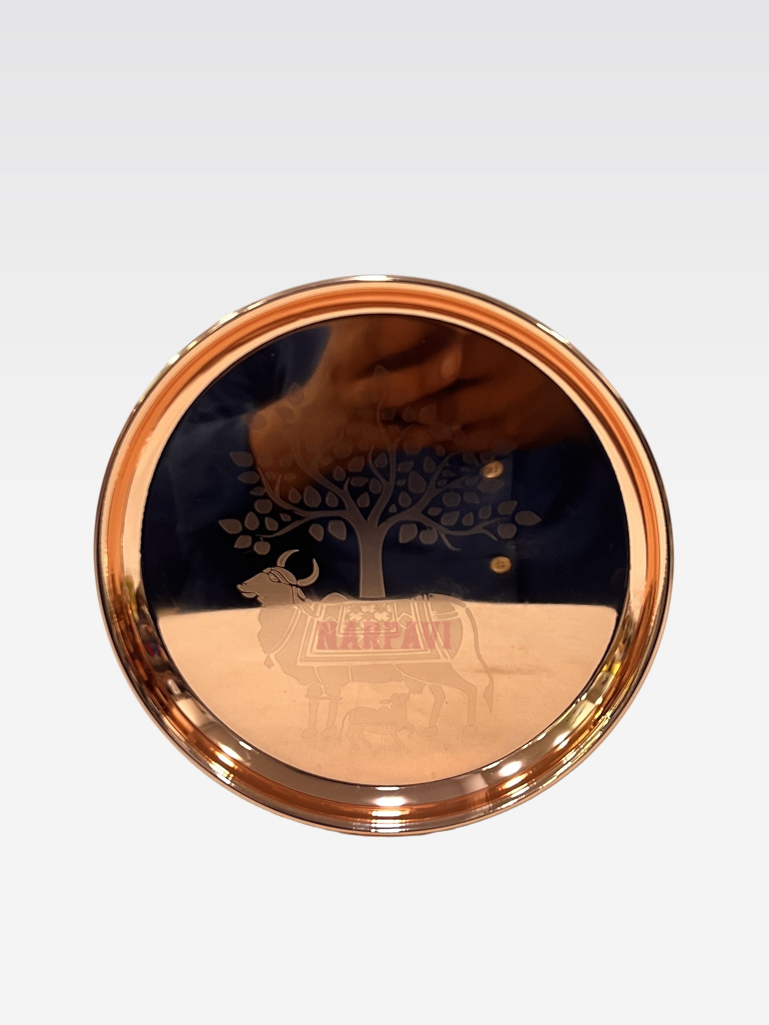 SK KMD R.GOLD POOJA PLATE 8
