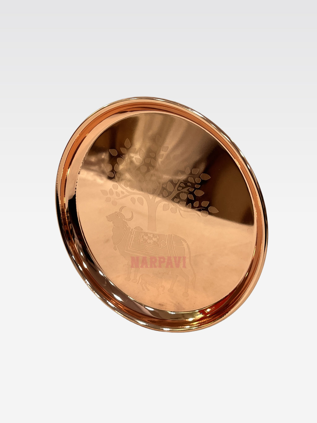 SK KMD R.GOLD POOJA PLATE 8