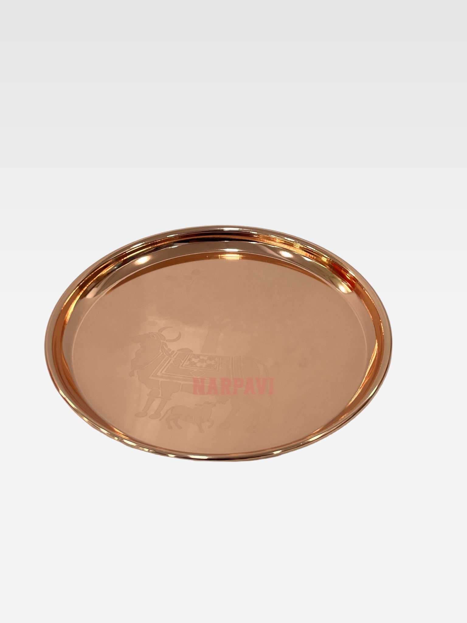 SK KMD R.GOLD POOJA PLATE 8