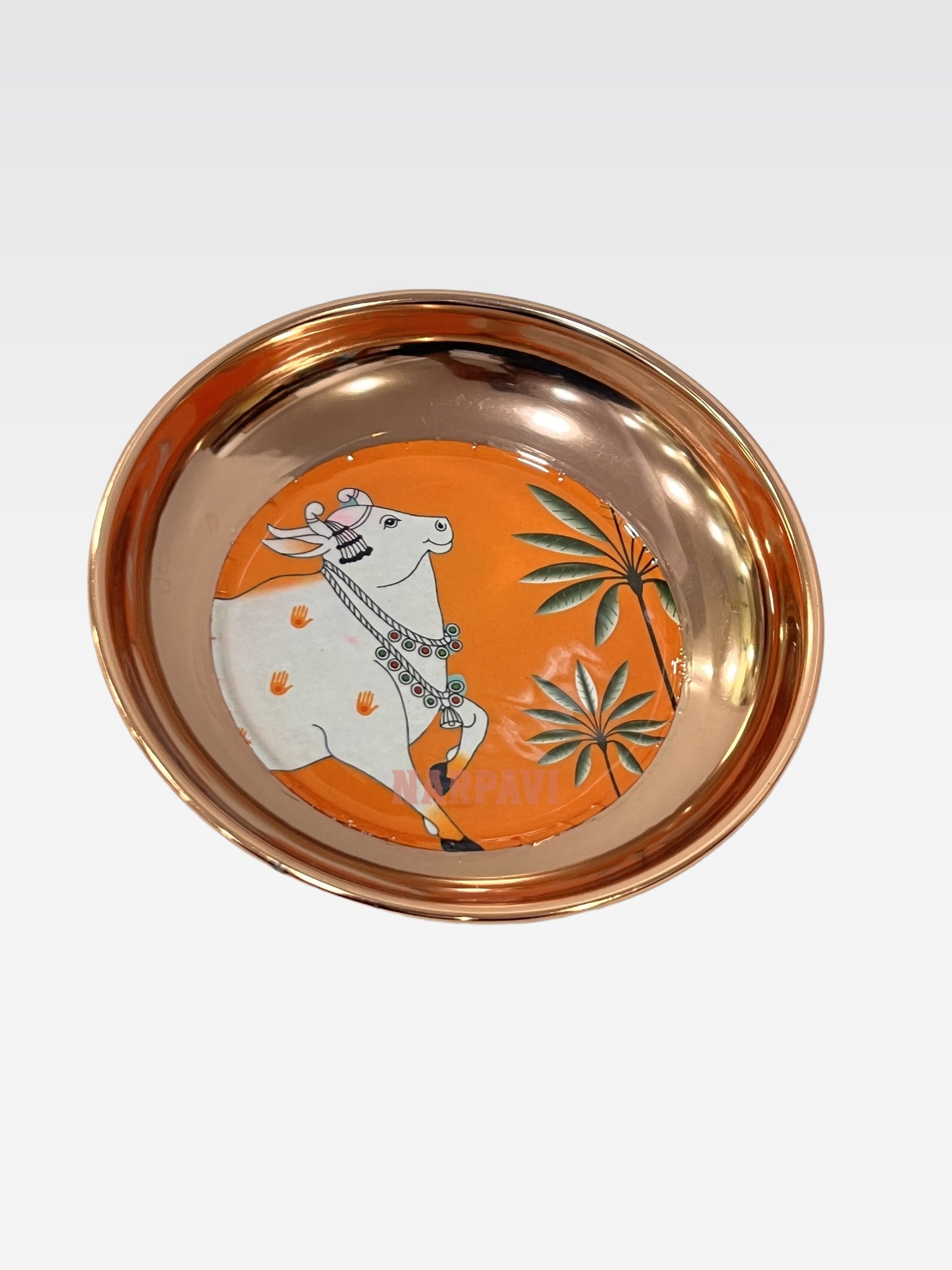 SK ROSEGOLD POOJA PLATE 5
