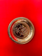 BRASS DESIGN PLATE 6 NO