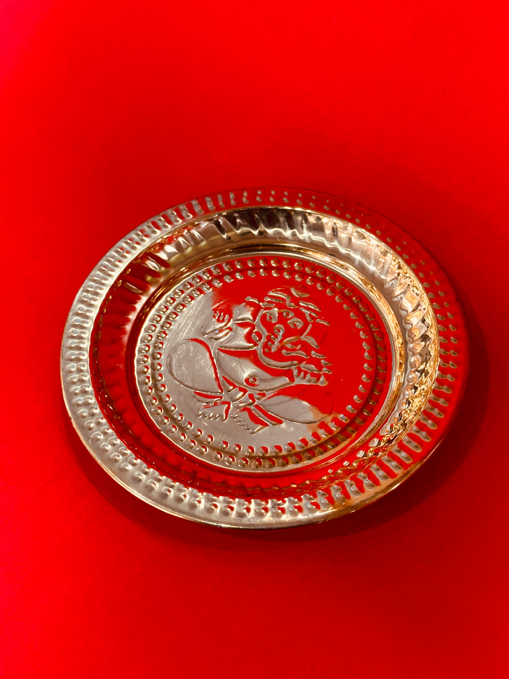 BRASS DESIGN PLATE 6 NO