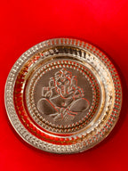 BRASS DESIGN PLATE 6 NO