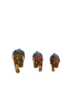 PLASTIC ELEPHANT PAINTING SET OF 3