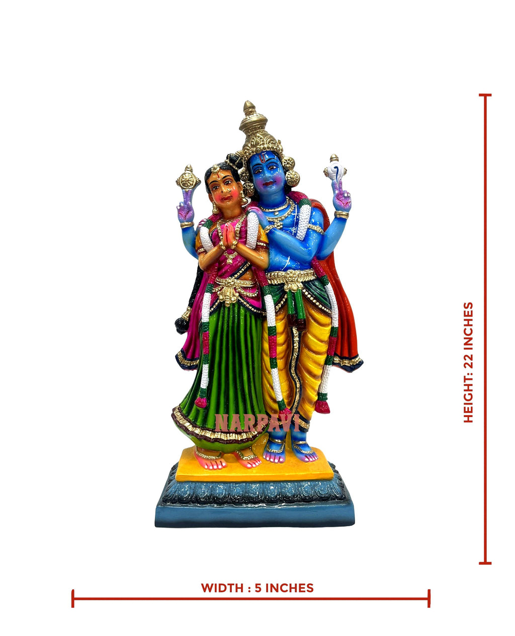 Andal Vishnu Thirumana Kolam