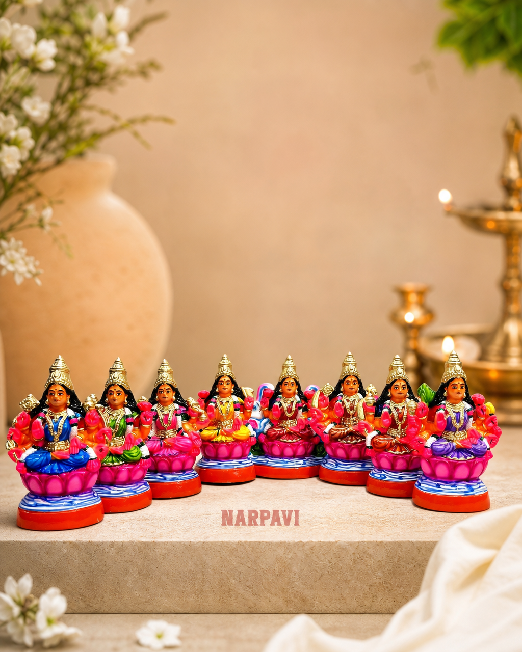 Ashtalakshmi Small 8"