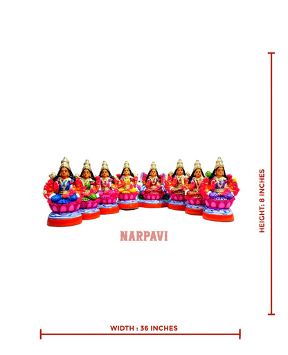 Ashtalakshmi Small 8"