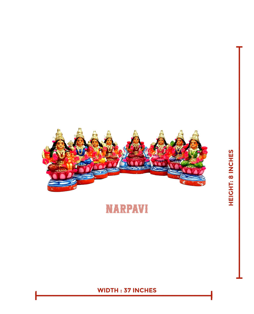 Astalakshmi Set Clay