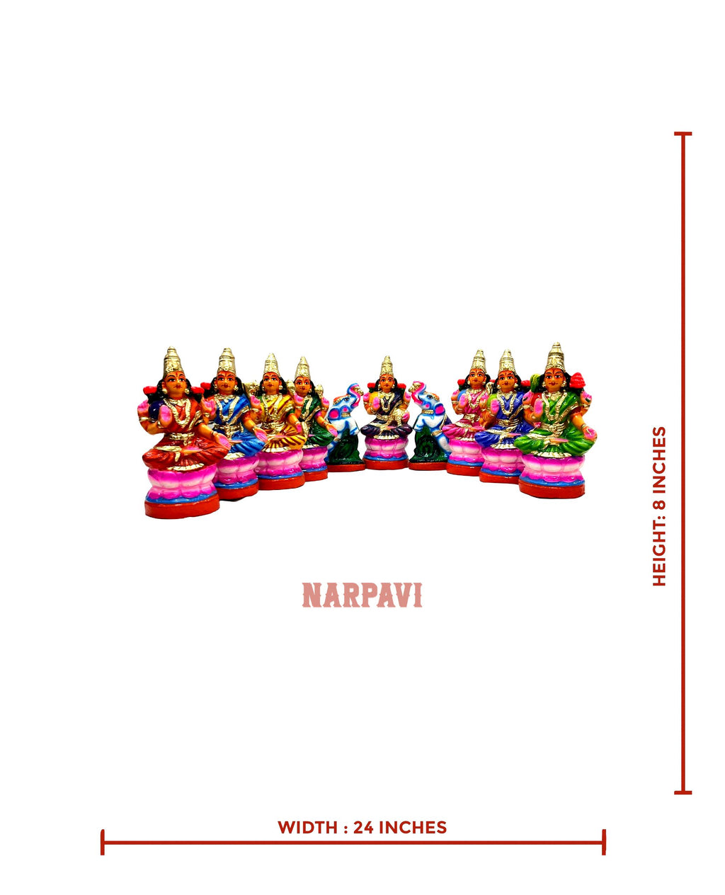 Astalakshmi Small Clay