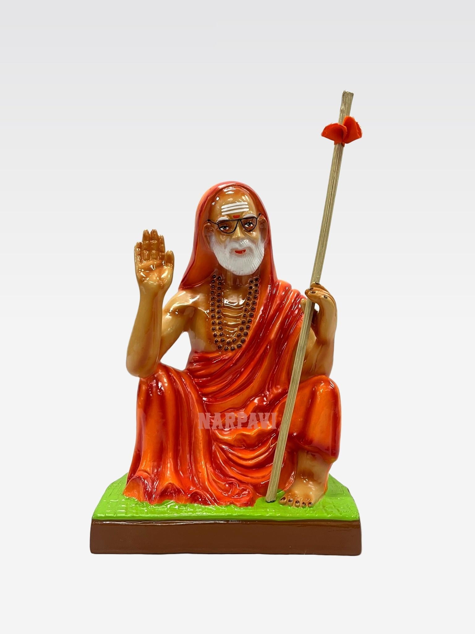 Mahaperiyava (Green Base)