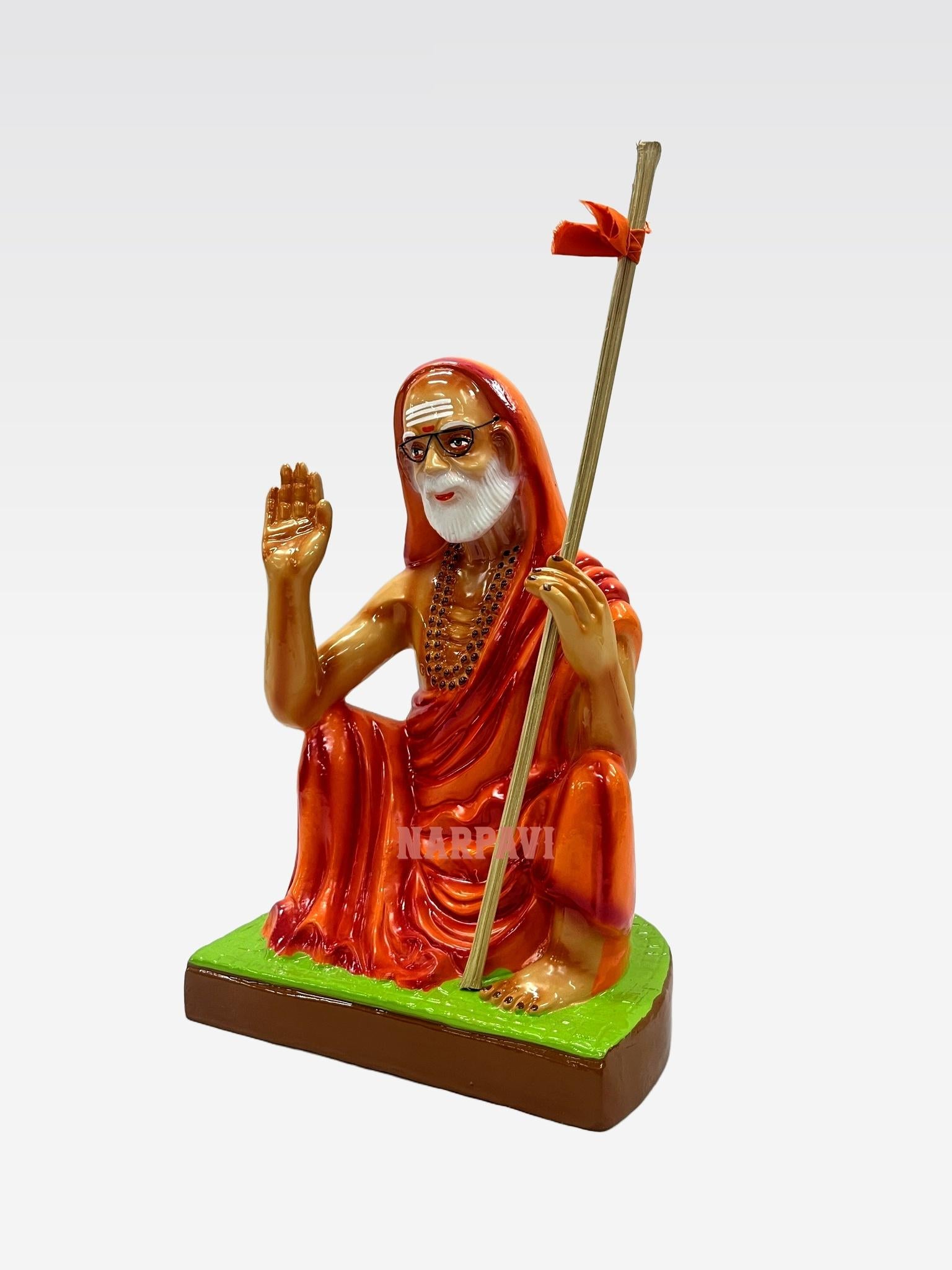 Mahaperiyava (Green Base)