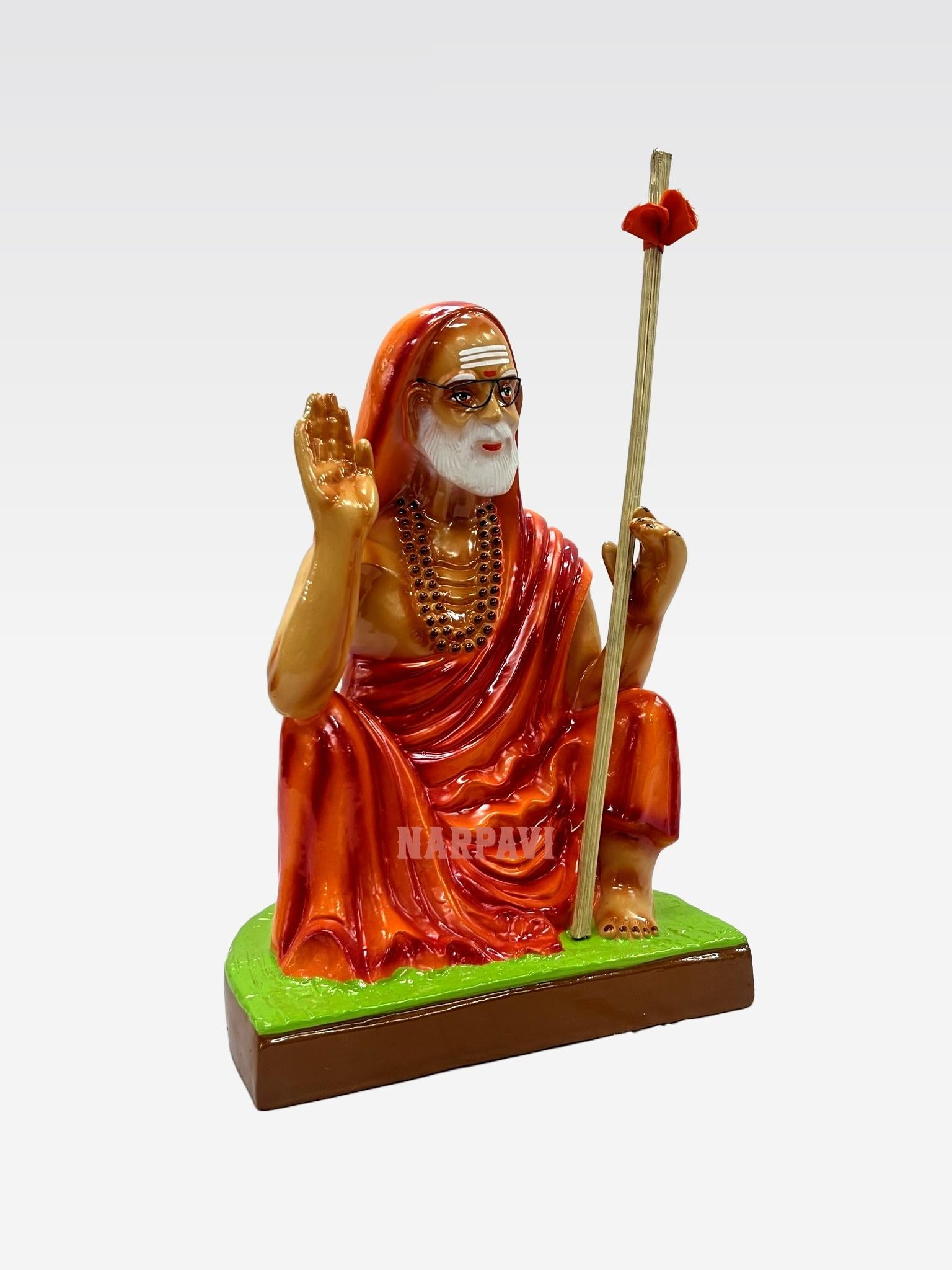 Mahaperiyava (Green Base)