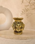 Brass   10 Face Shiva Lota