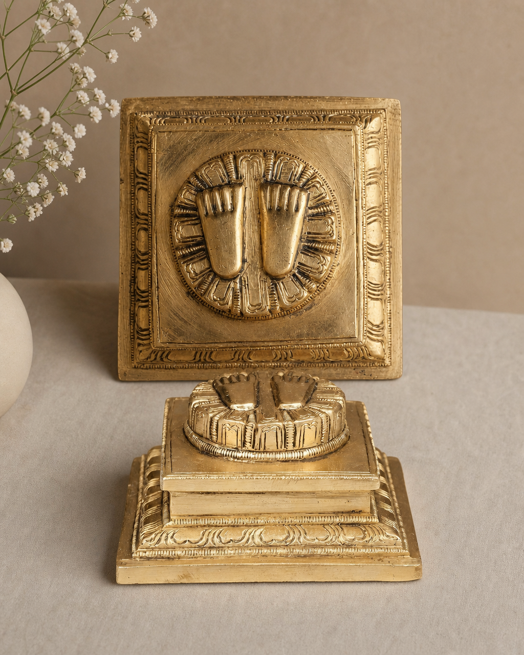 Brass Charan Paduka