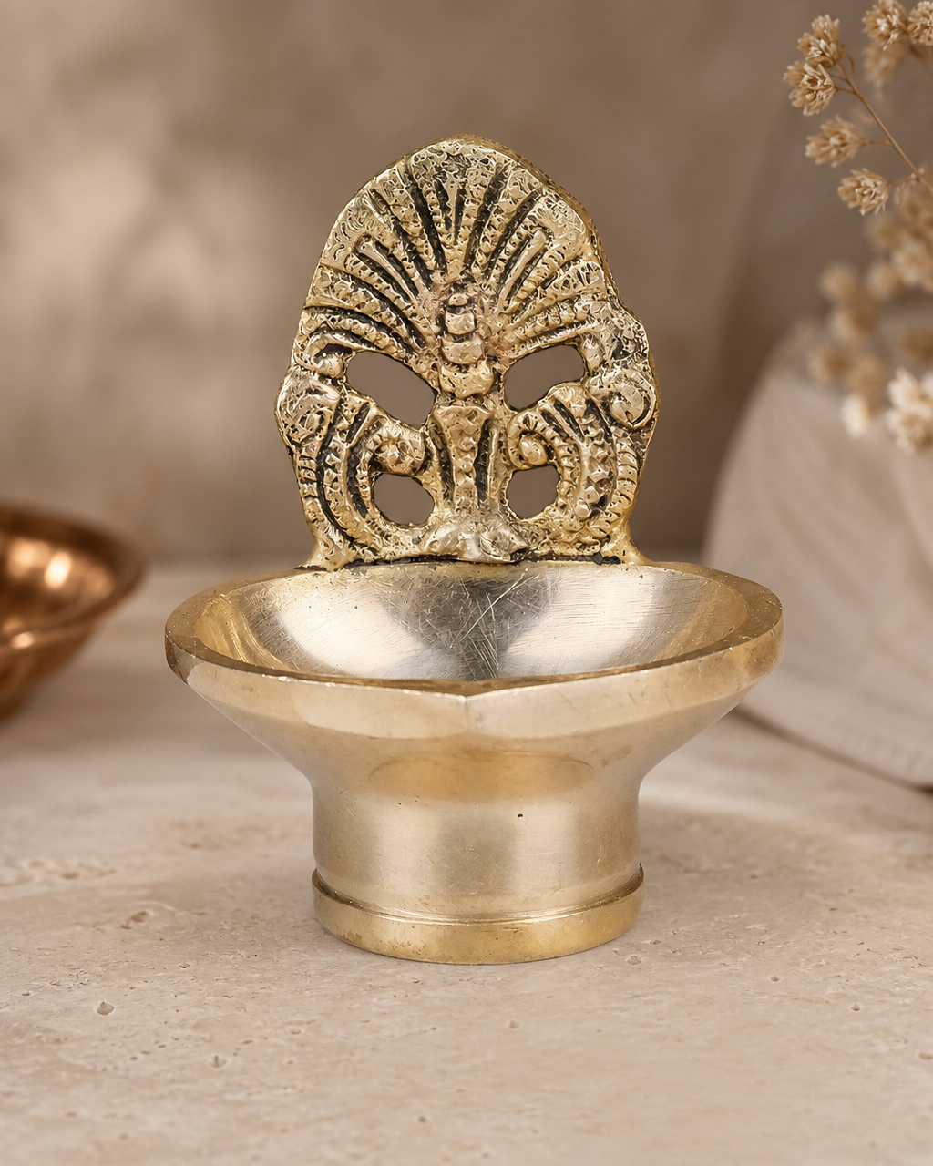 Brass Diya Arch