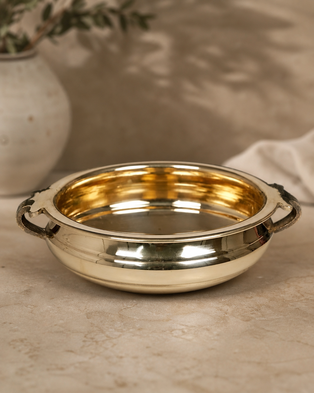 Brass  Sheet Urli Plain