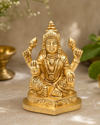 Brass Laxmi Sitting