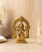 Brass Mariamma Devi with Arch