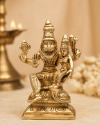 Brass Yellow  Gold   Narshingh Laxmi