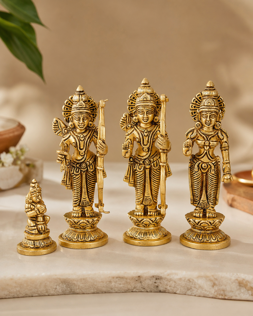 Brass Ram Darbar Set