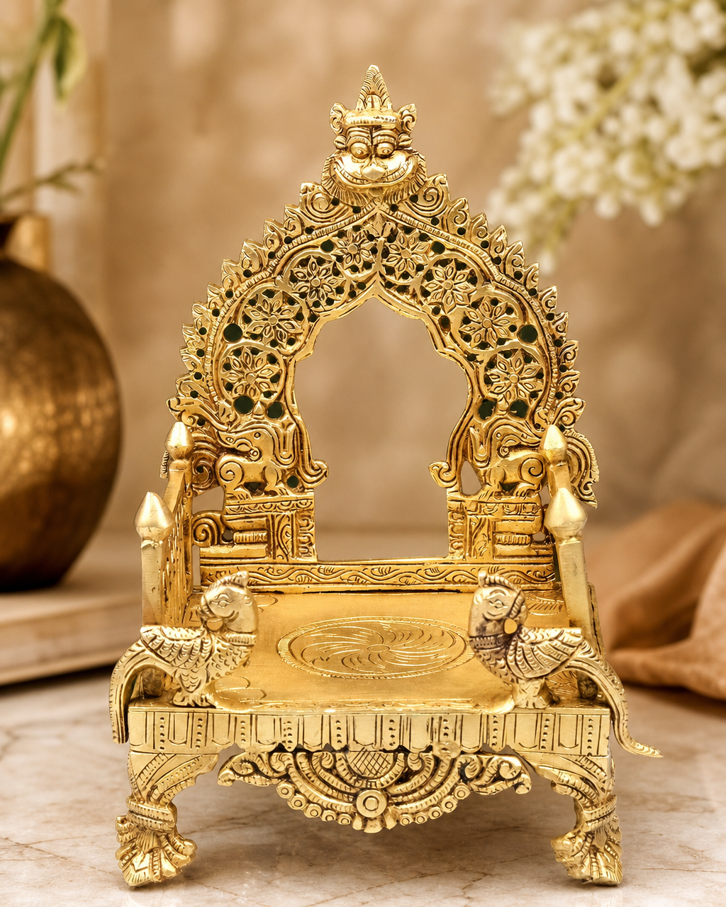 Brass Sinhasan