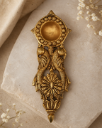 Brass Spoon Double Peacock
