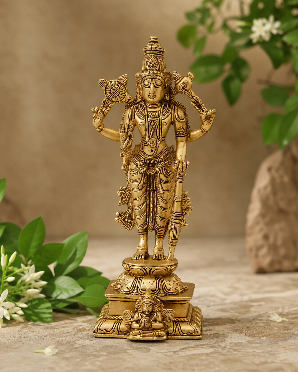 Brass Vishnu Standing