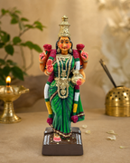 Elegant Vaasthu Lakshmi statue in vibrant colors, perfect for home decor