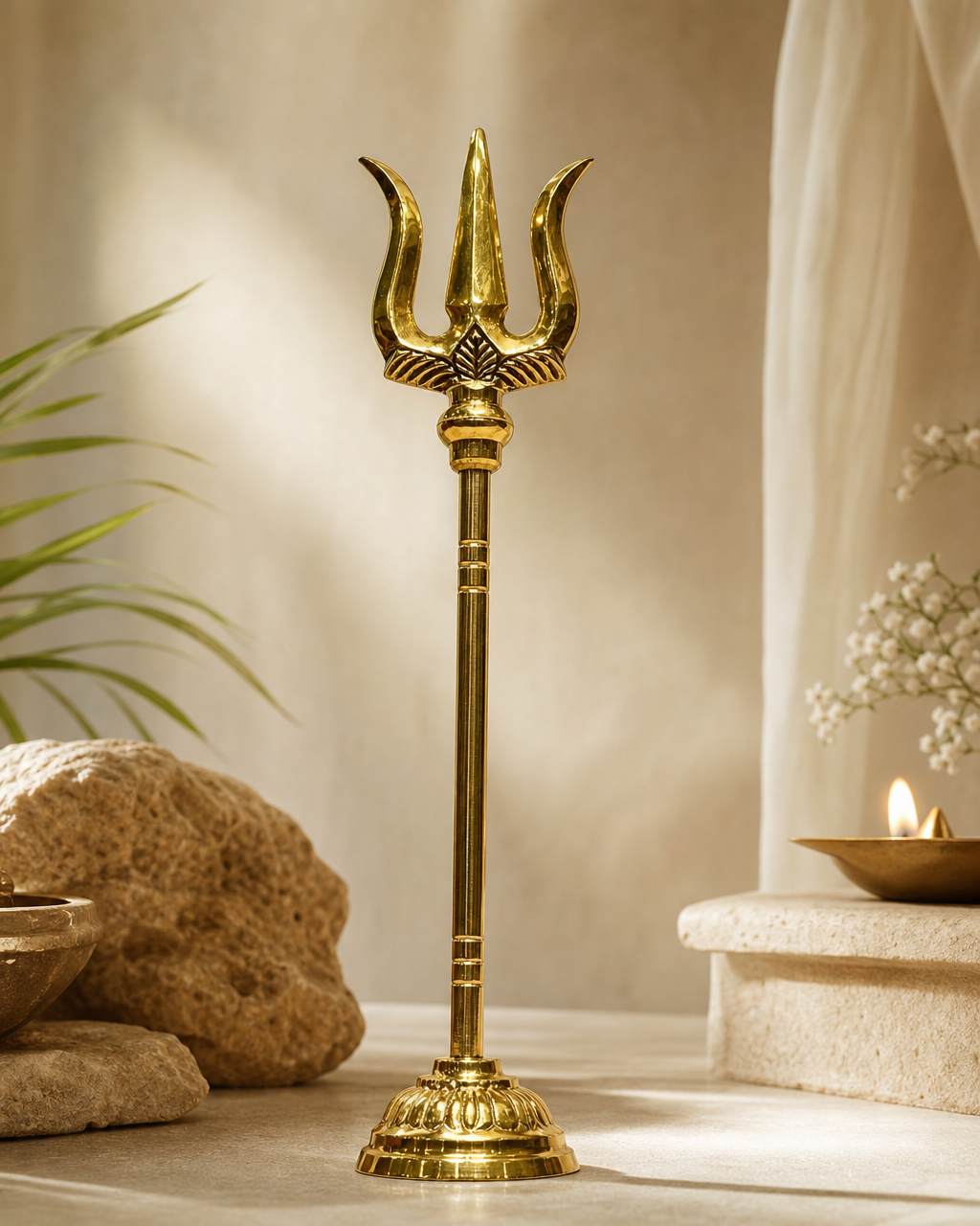 DM TRISHUL GOLD STAND   12