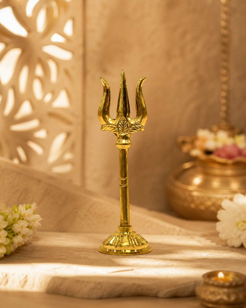 DM TRISHUL GOLD STAND   4