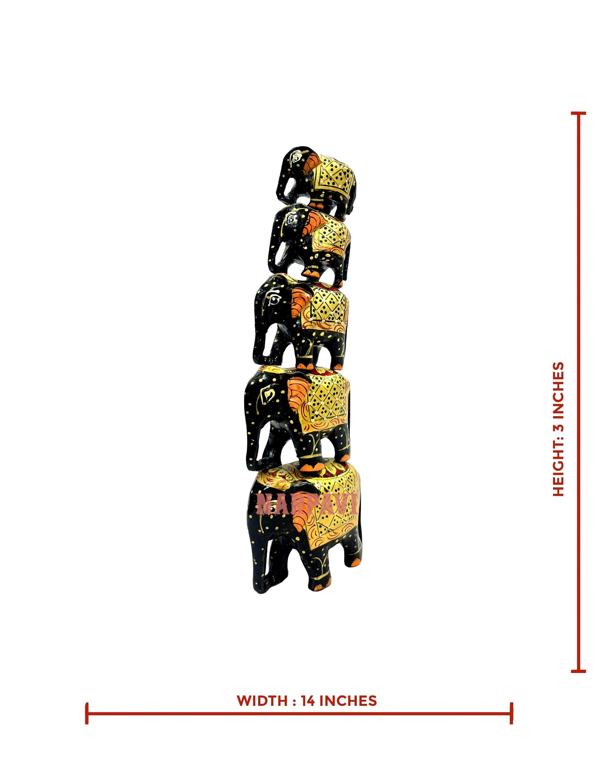 Elephant Panting Set Of 3