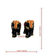 Elephant Standing Pair