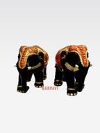 Elephant Standing Pair